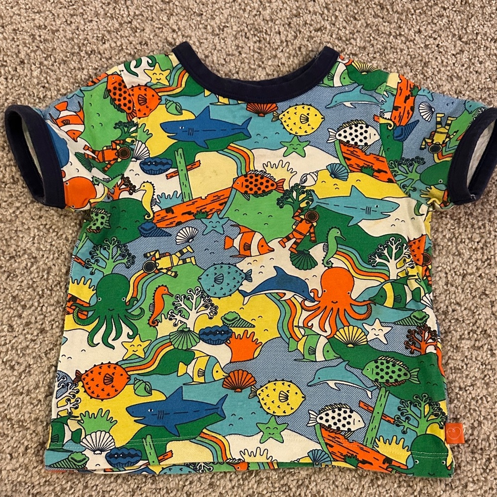 LITTLE BIRD BY JOOLS OLIVER:Vibrant Kids Ocean Adventure T-Shirt